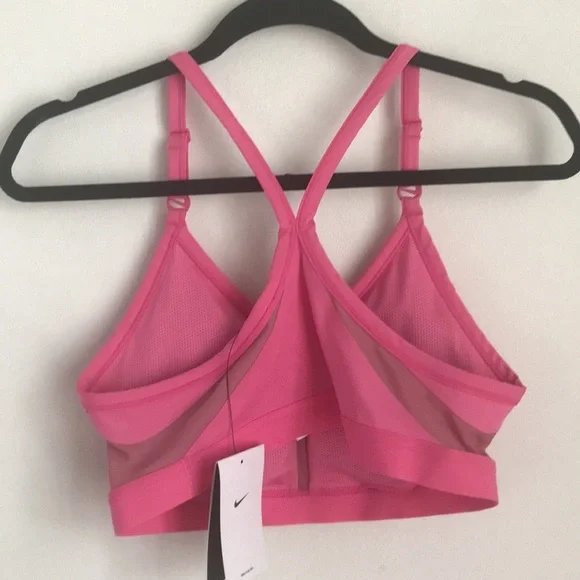 NWT Nike Indy Bra in Pinksicle/White Logo 2X - Picture 6 of 7